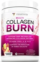 Multi Collagen Burn – Strawberry Lemonade | 5 Collagens + HA & Vit C