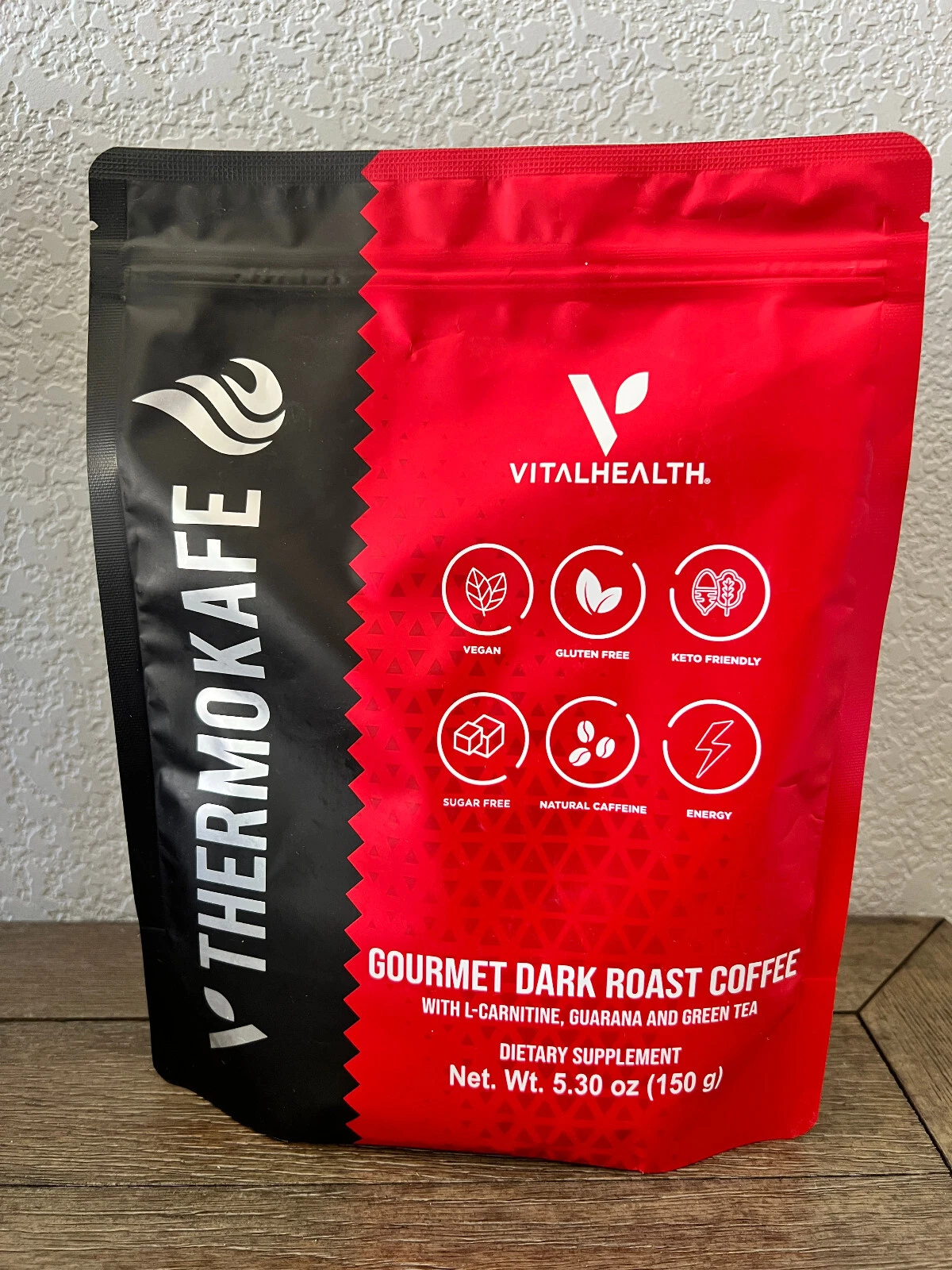 Vital Health V-THERMOKAFE Gourmet Dark Roast Coffee Weightloss Energy NIB