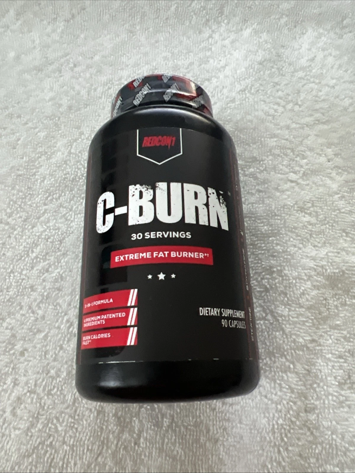 Redcon1 C-Burn Extreme Hardcore Weight Loss Fat Burner 90 Capsules - 03/26