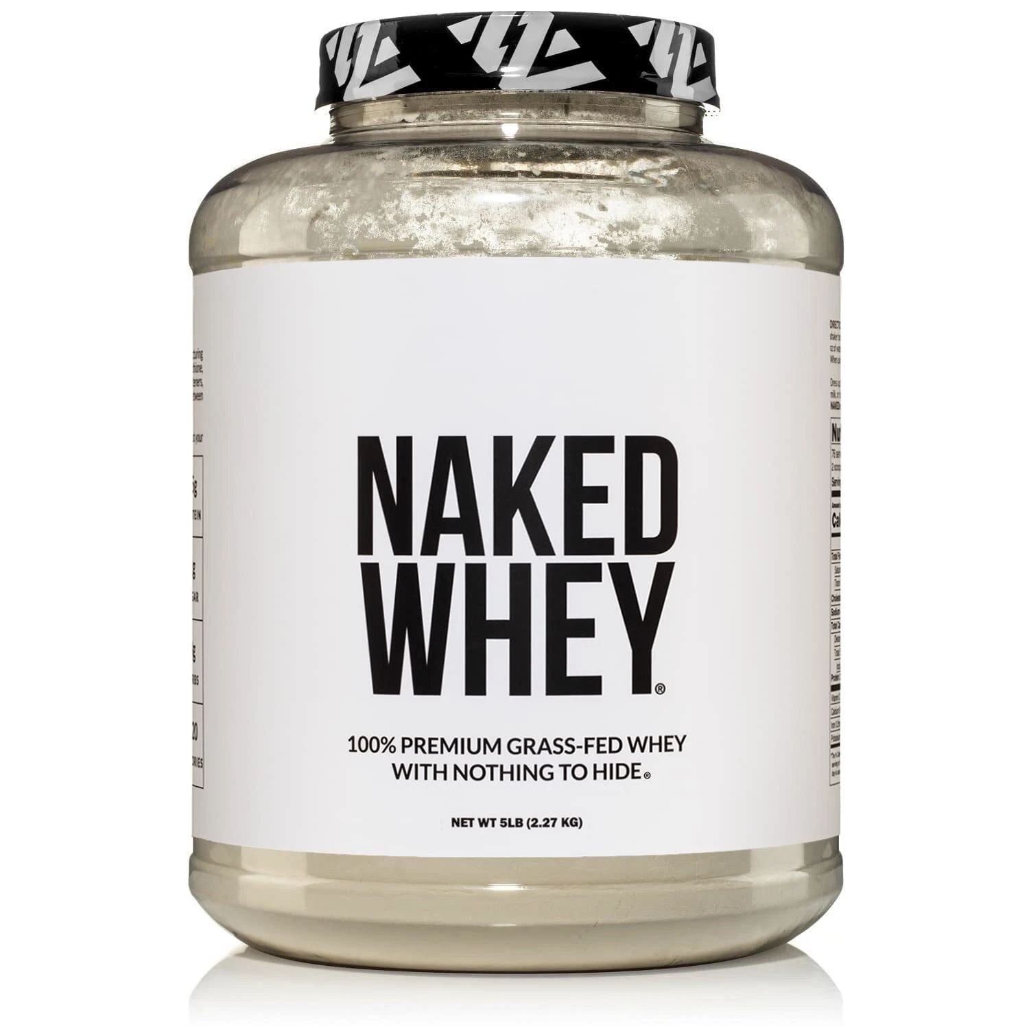 Naked Nutrition Naked Whey 100% Grass-Fed Whey Protein Powder - 5 lb