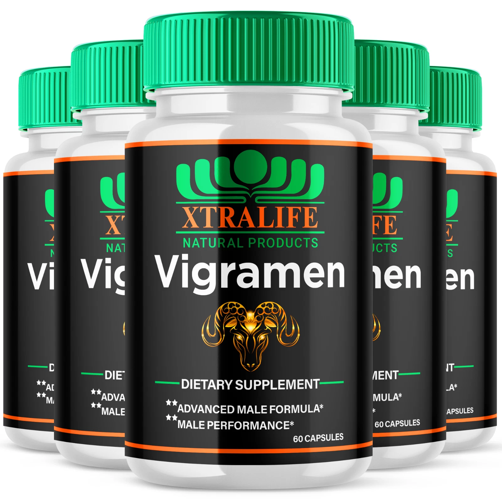 Vigramen Male Support Vitamin Maximum Strength Supplement for Men 300 Capsules