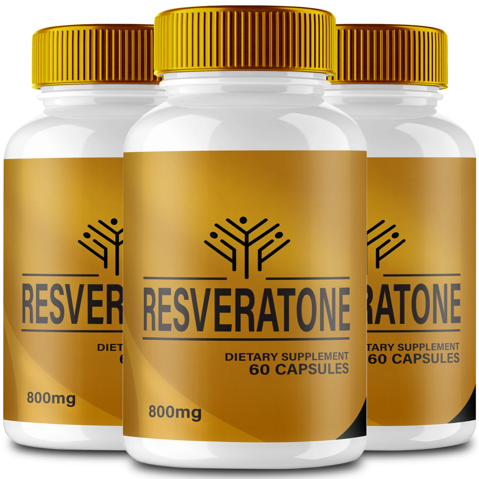 (3 Pack) Resveratone Keto Capsules - Support Weight Loss & Digestion Pills