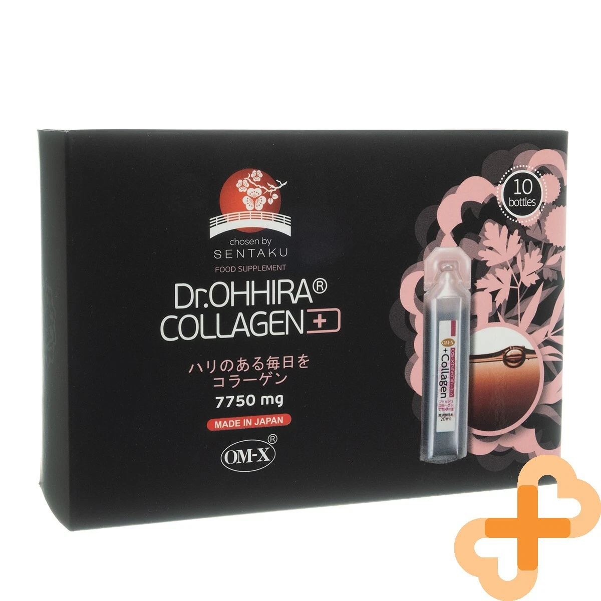 Dr. OHHIRA Liquid Collagen Shots 10 x 20ml Hyaluronic Acid Q10 7750mg Supplement