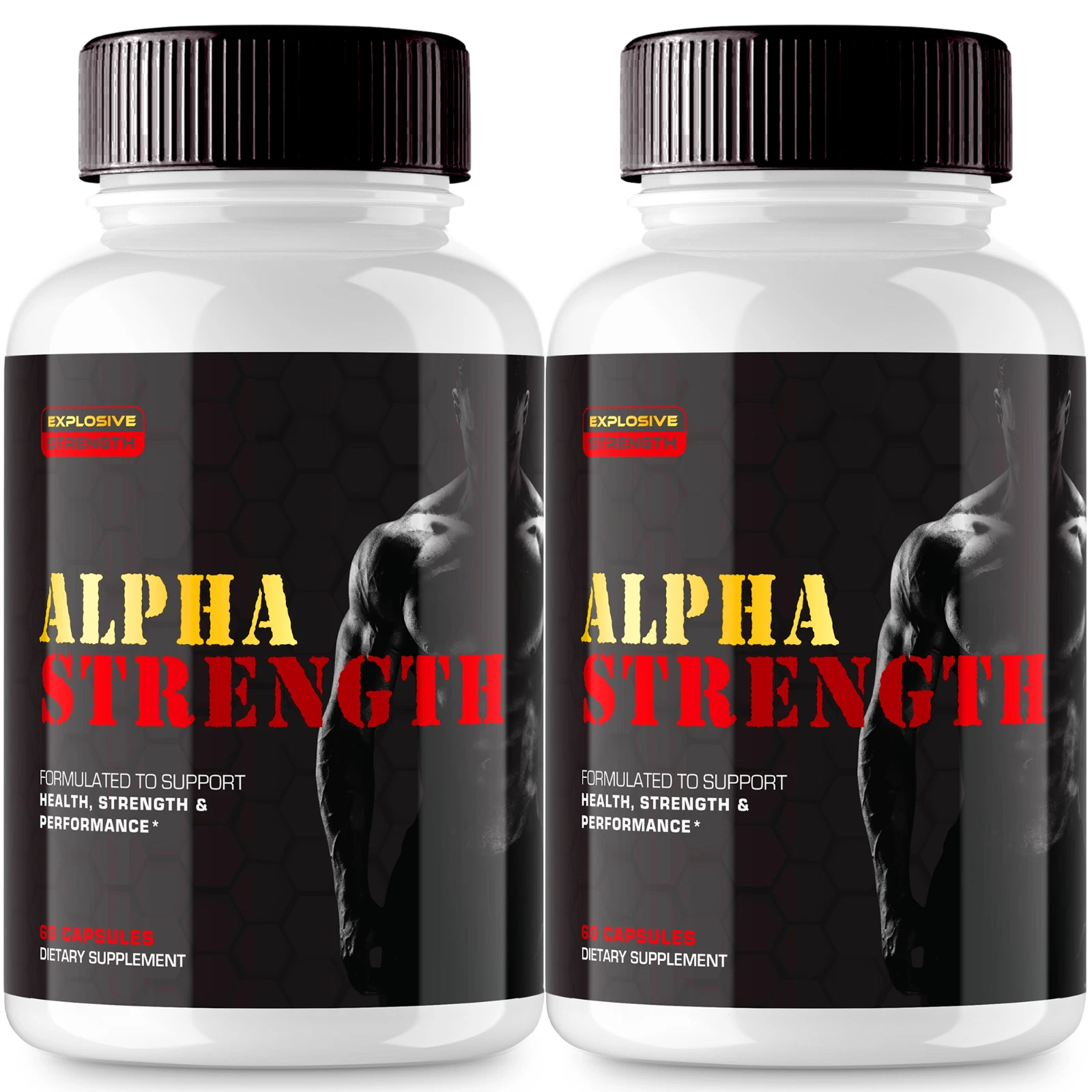 Alpha Strength Capsules - Official Formula (2 Pack)