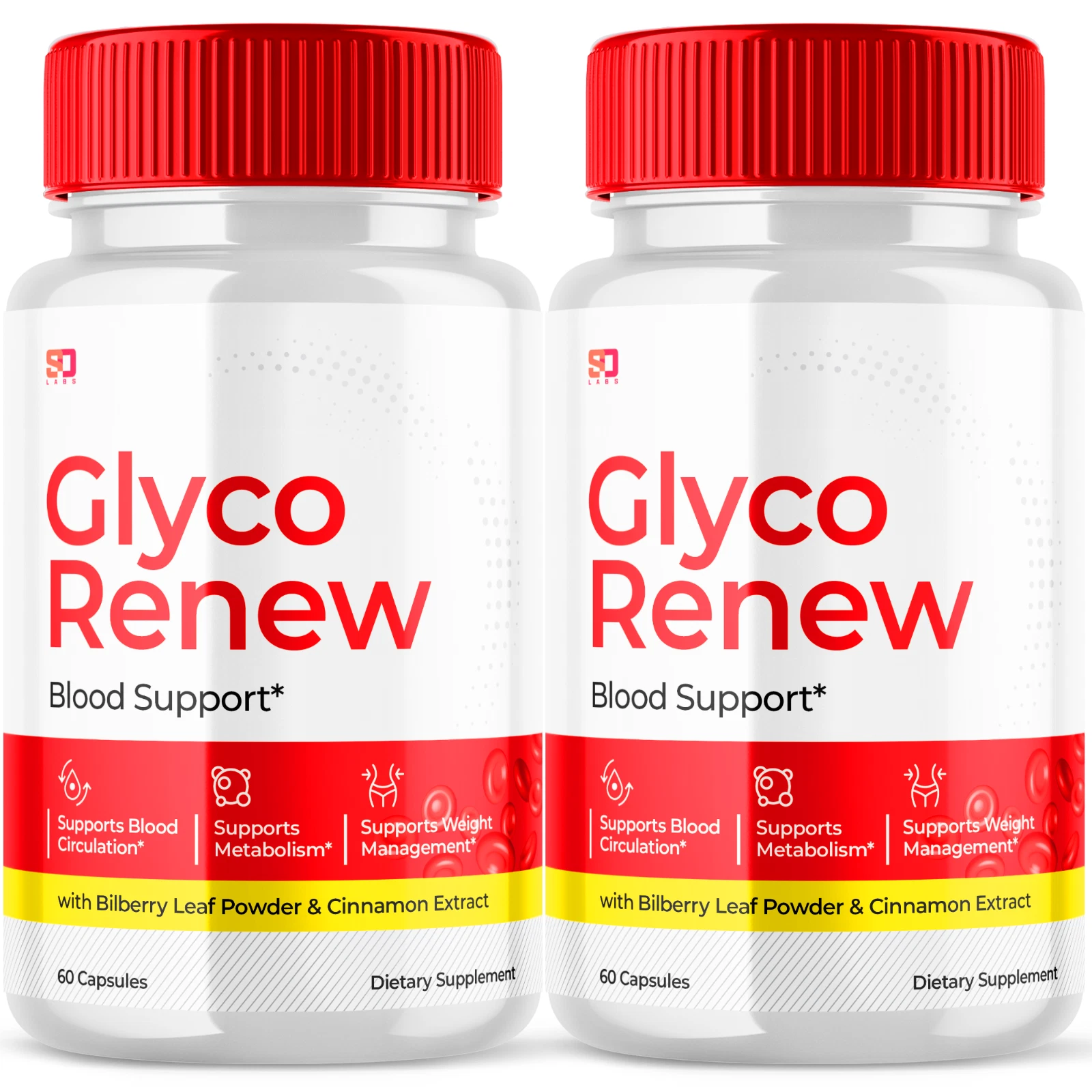 Glyco Renew Advanced Pills - Support Healthy Blood Sugar Levels (2 Pack)