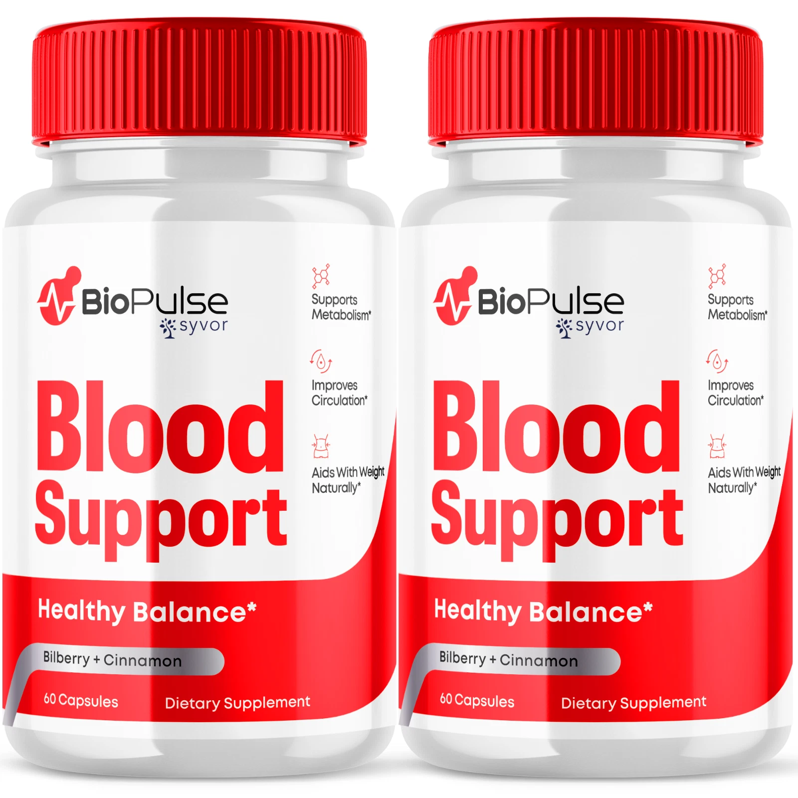Biopulse Blood Support Advanced Formula Health & Wellness Supplement 120 Capsule