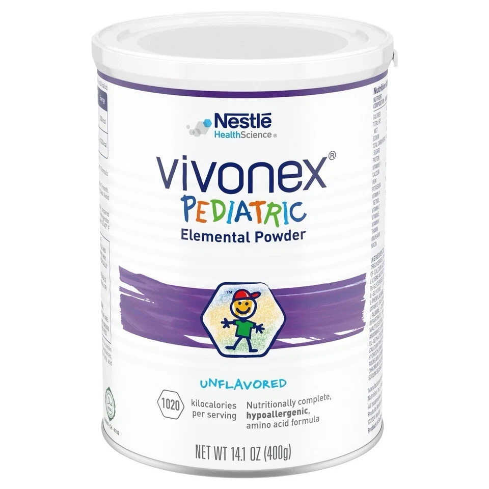 Nestle Vivonex® Pediatric Elemental Powder Unflavored Canister 14.1 Oz Oral Tube