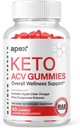 Apex Keto ACV Gummies, Weight Loss, Fat Burner, OFFICIAL - 1 Pack