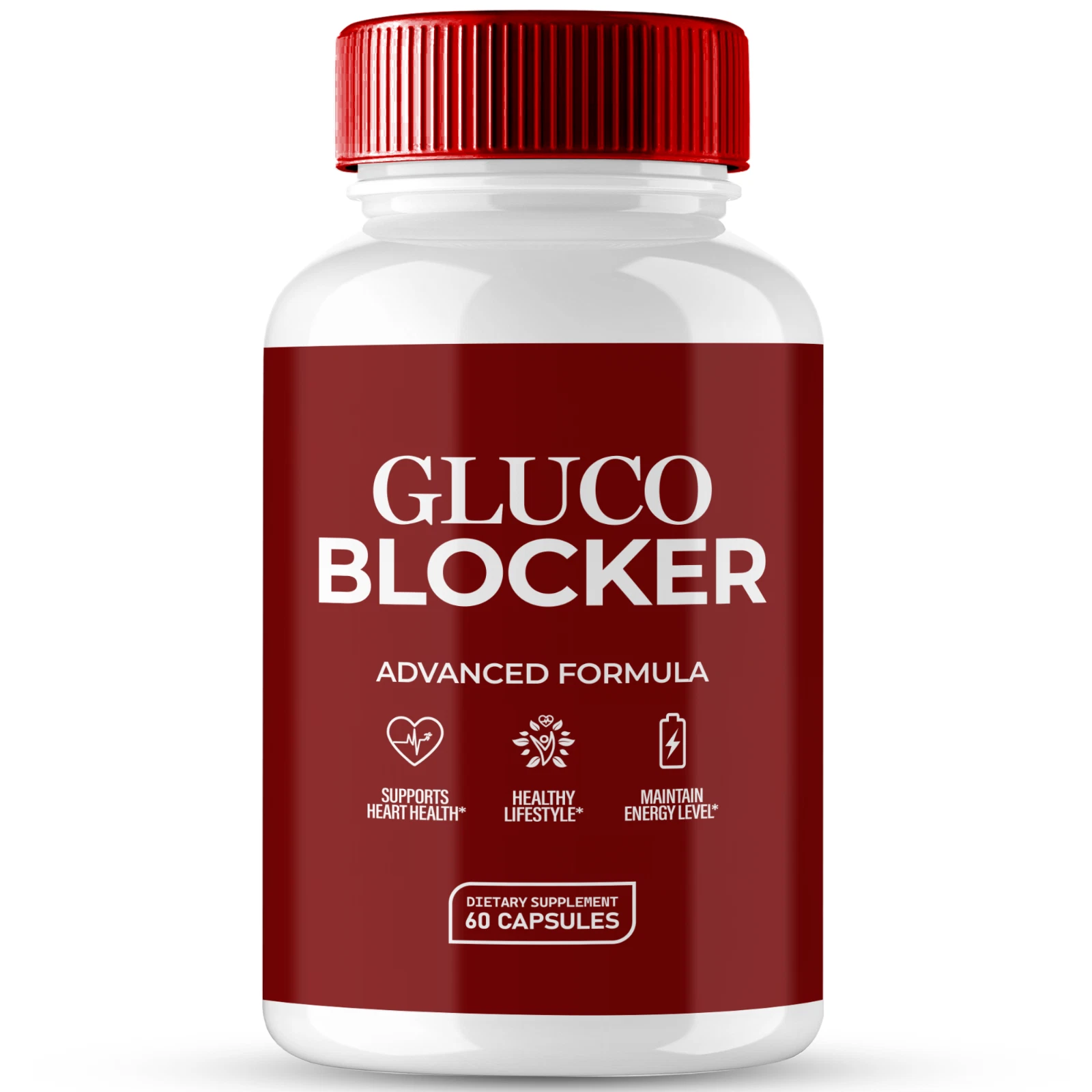 Gluco Blocker Advanced Pills for Heart Health and Blood Balance 60ct