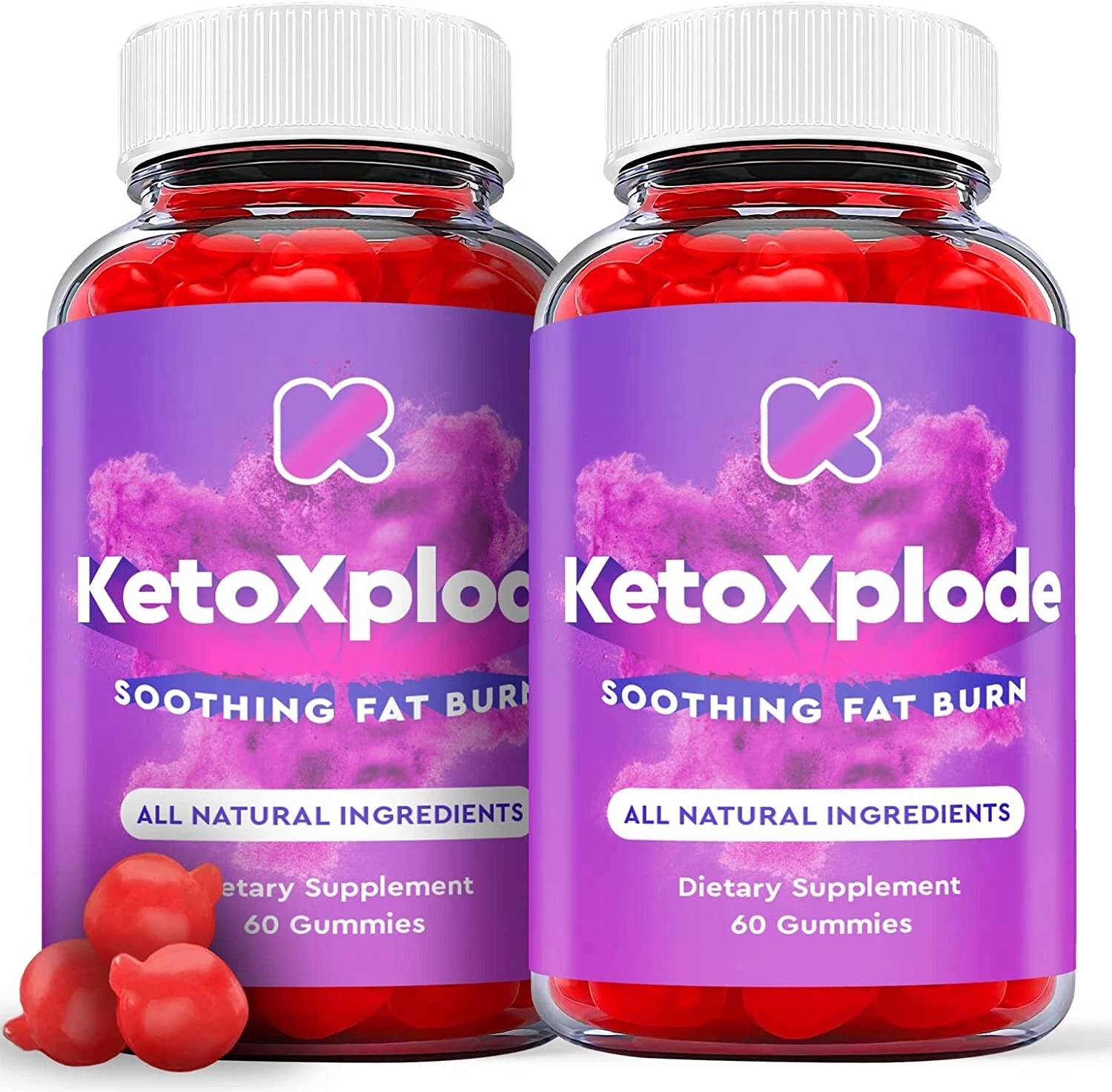 KetoXplode Gummies - KetoXplode ACV Keto Gummies Weight Loss-120 Gums (2 Pack)