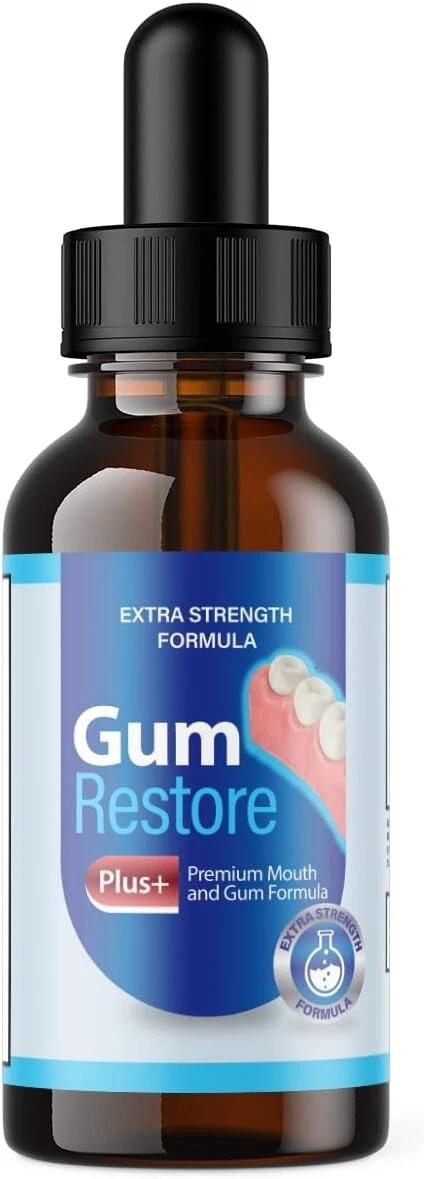 [166834730424] 1 Pack - Gum Restore Plus - Oral Drops For Teeth, Bad Breath, Gums Repair