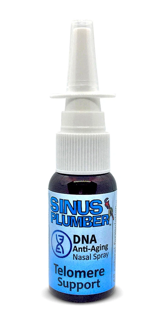 Sinus Plumber Anti-Aging Nasal Spray for Telomere Growth and DNA Repair