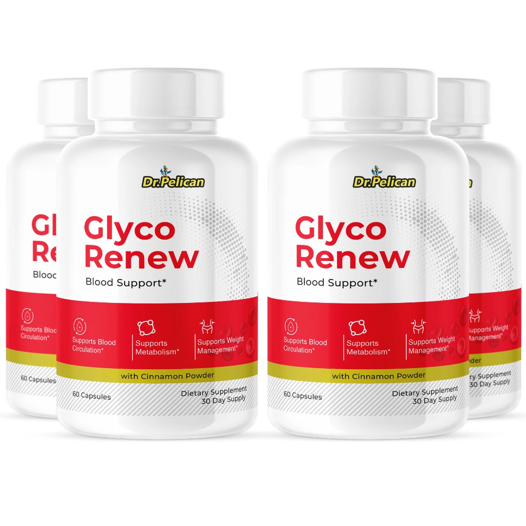 Glyco Renew- Blood Support- 4 Bottles- 240 Capsules