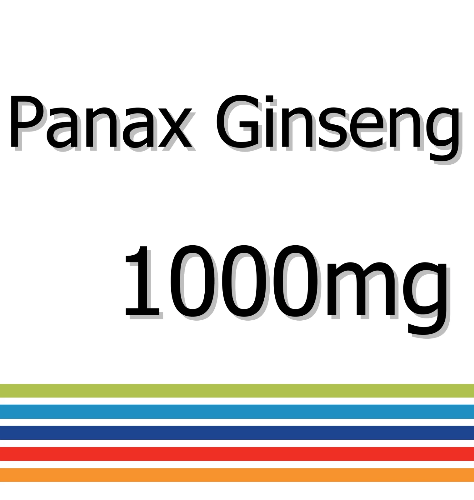 Panax Ginseng 1000mg x 90 Tablets - Antioxidant Properties