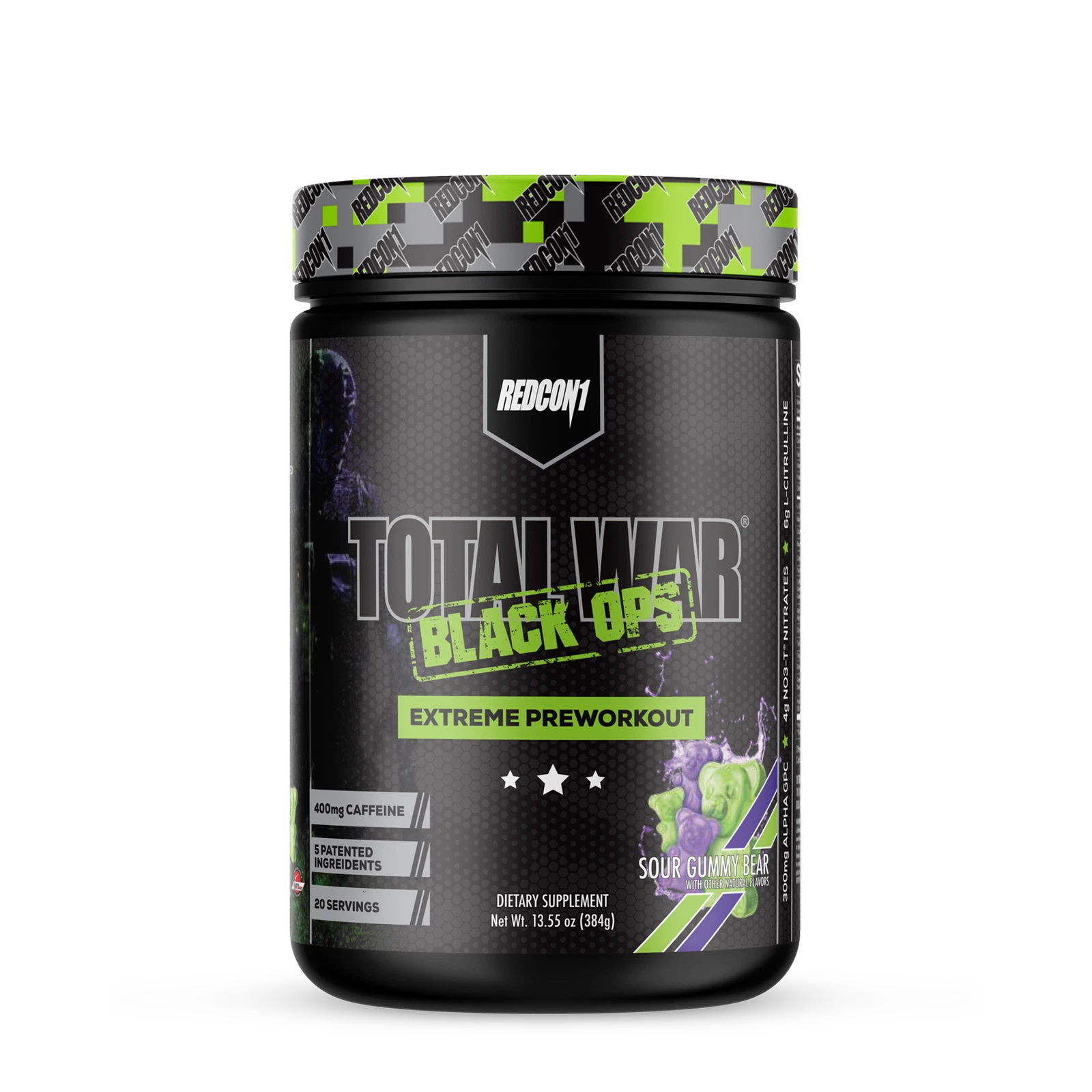 Total War x Black Ops Preworkout - Sour Gummy Bear (40 Servings)
