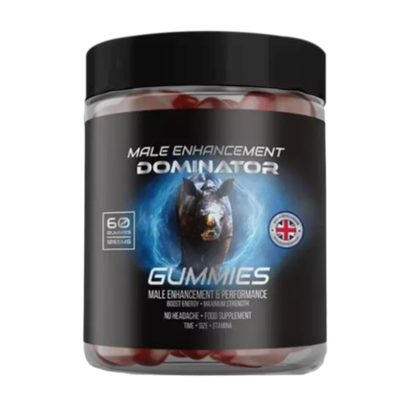 Mens Gummies - Support For Enhanced Energy And Vitality 60 Gummies New Brand