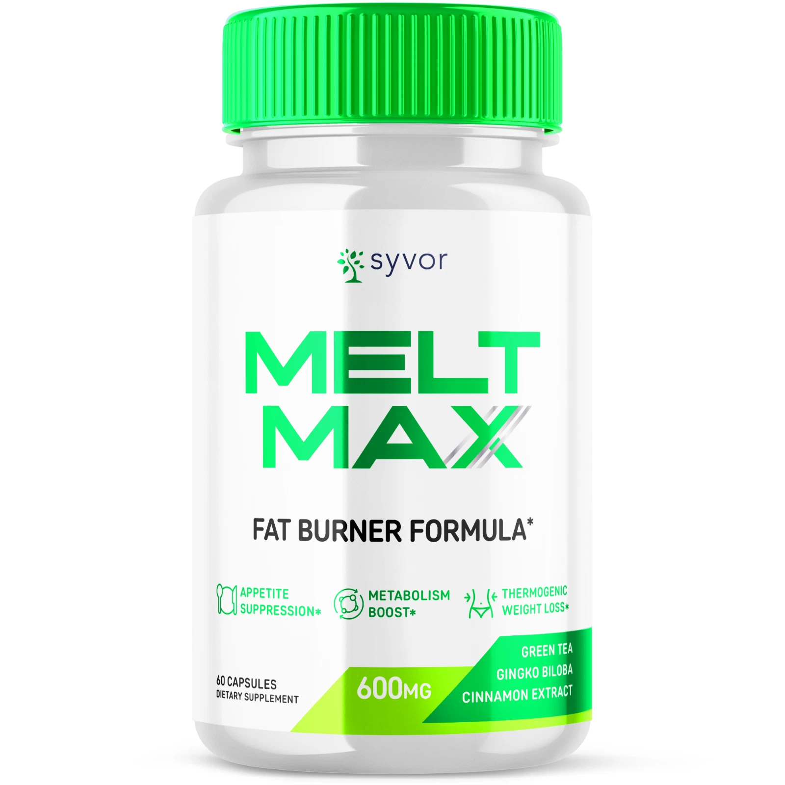 [286670646060] Melt Max Advanced Burner Formula Natural Energy and Fitness Support 60 Capsules