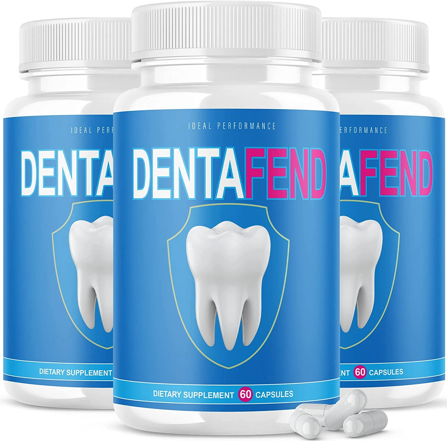 [175365319423] (3 Pack) Dentafend for Teeth Supplement Dentafend Pill for Teeth (180 Capsules)