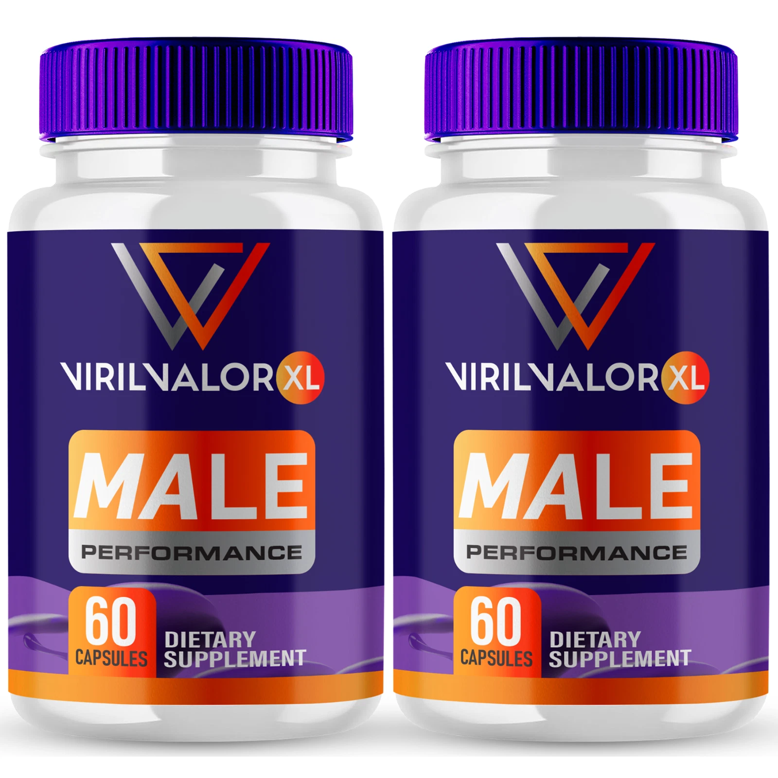 (2 Pack) Viril Valor Pills, VirilValor for Men Viril Valor Advanced Male Support