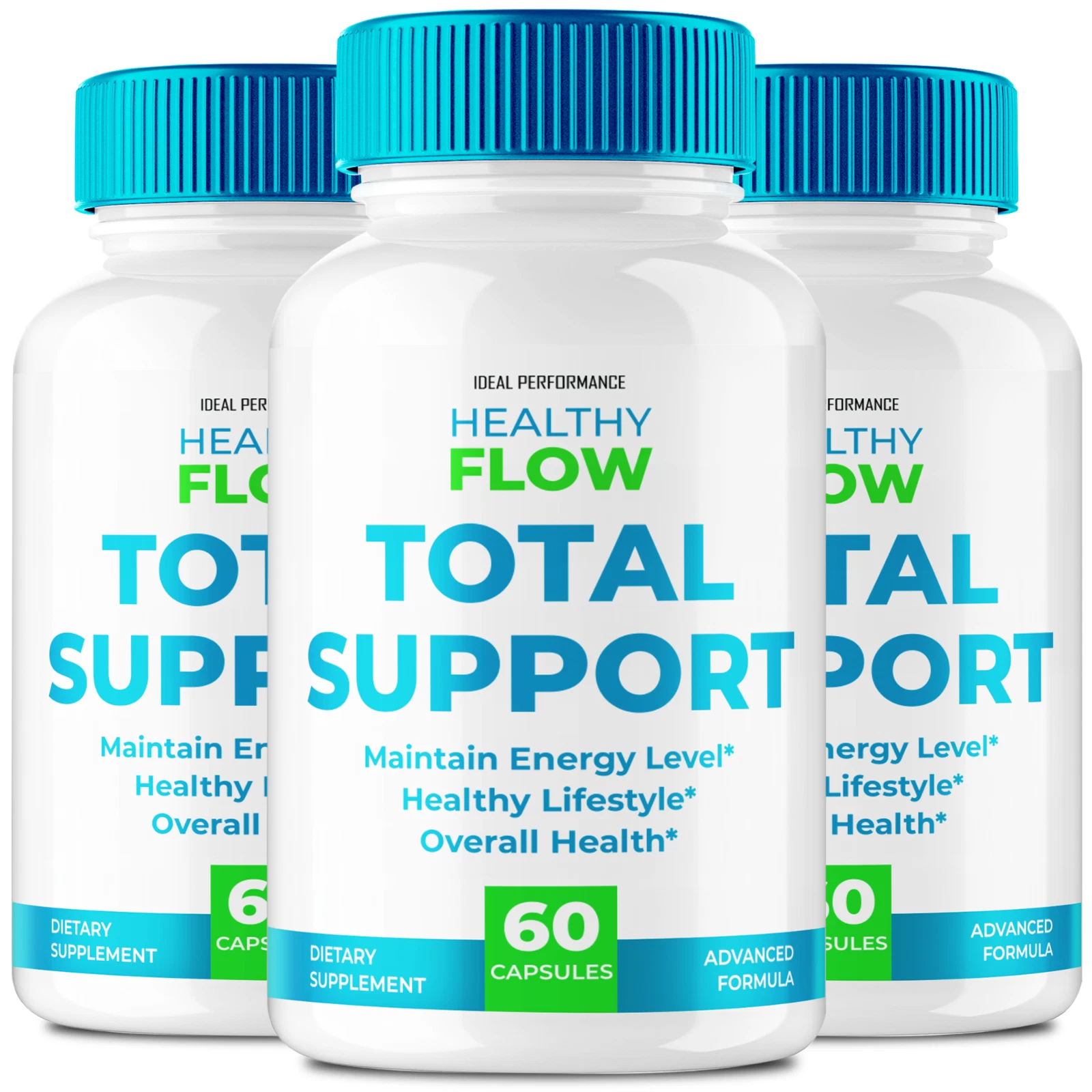 [176975341733] (3 Pack) HealthyFlow Capsules, Total Support for Advanced Blood Sugar Support