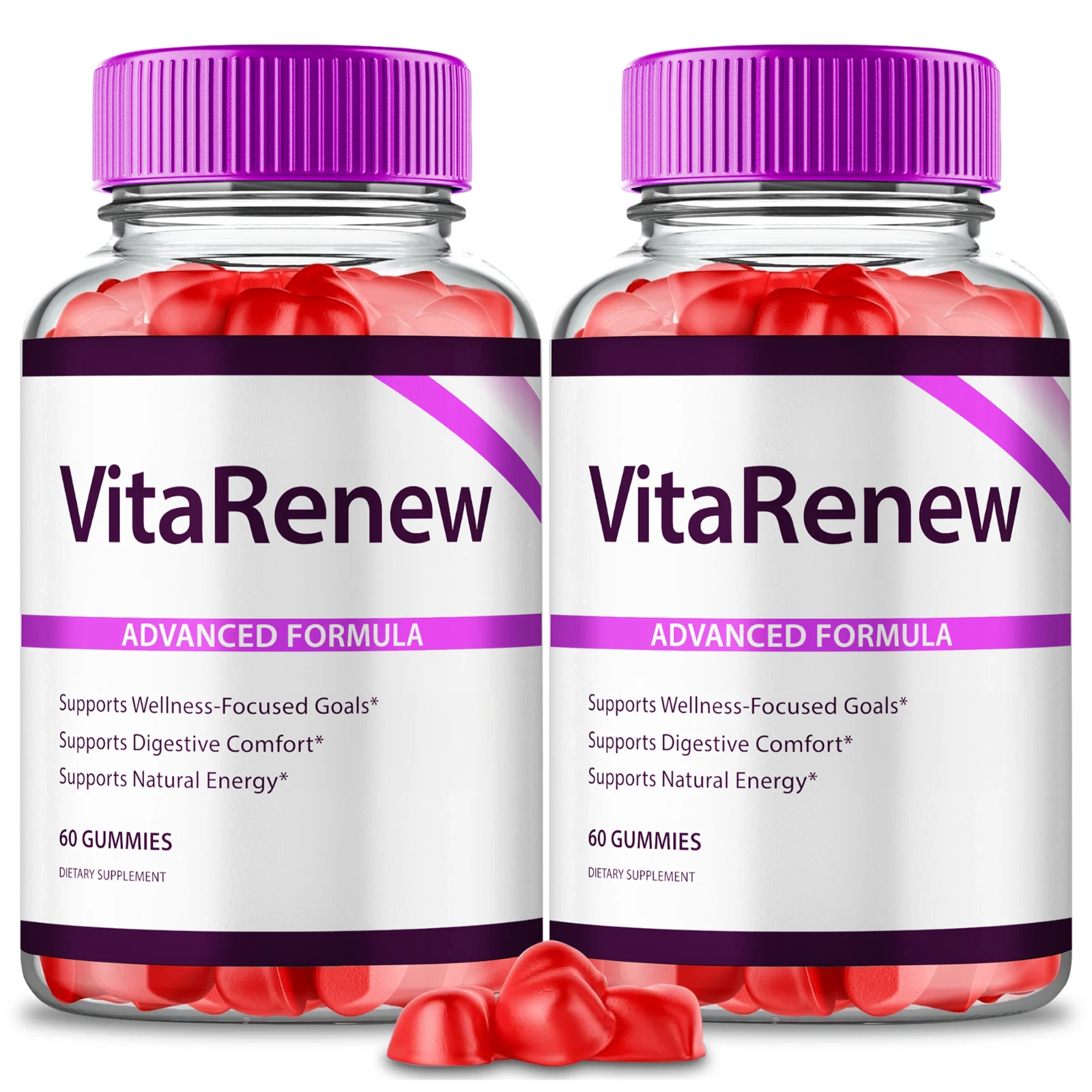 (2 Pack) VitaRenew Keto ACV Gummies, Vita Renew Keto+ACV Advanced Weight Loss