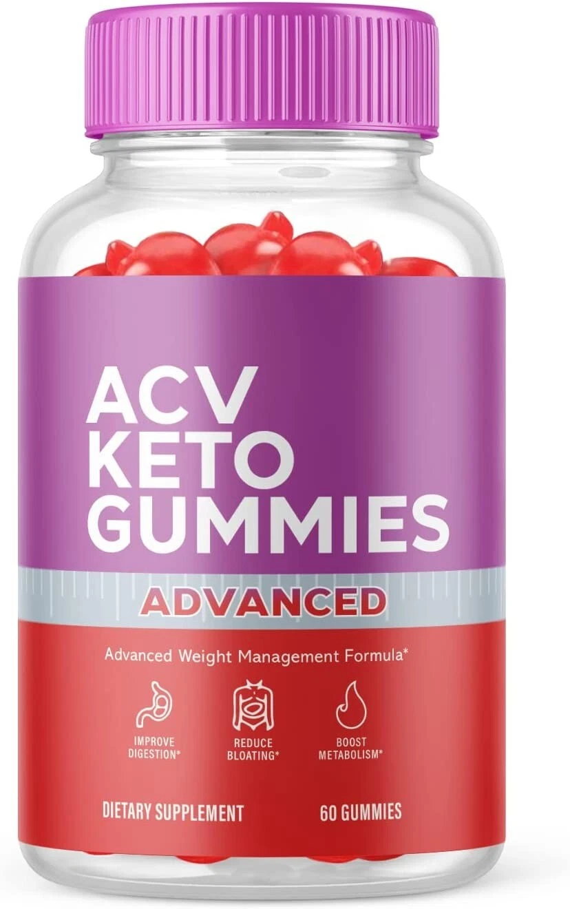 1 Pack - ACV Keto Gummies - Vegan, Fat Burner, Weight Loss Supplement - 60 Gums