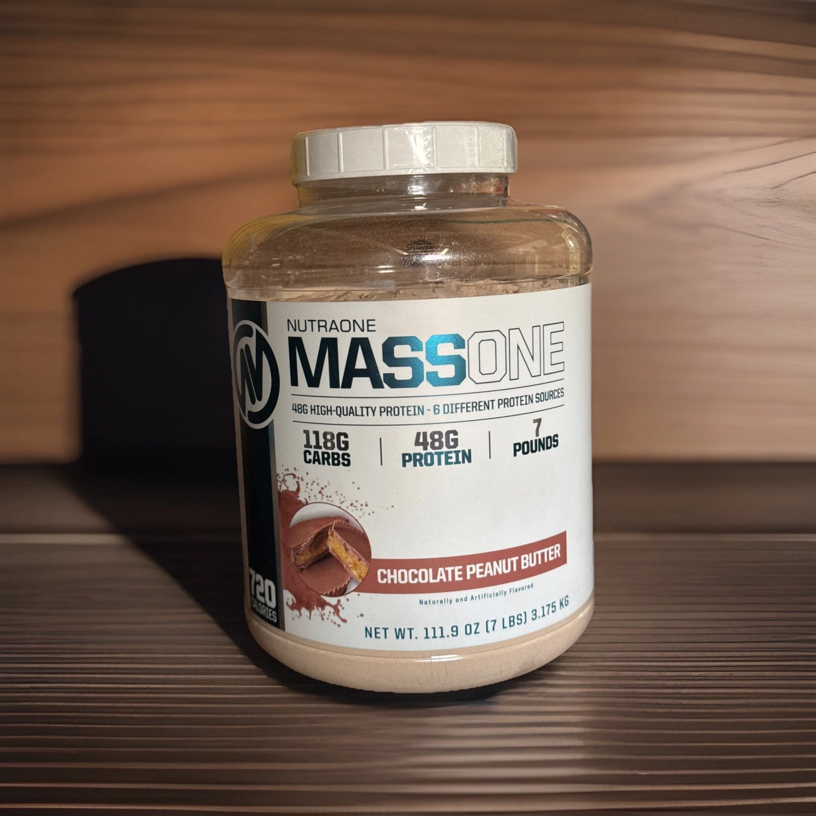 Massone Mass Gainer Protein Powder by NutraOne ; Gain Mass Protein Meal Replace
