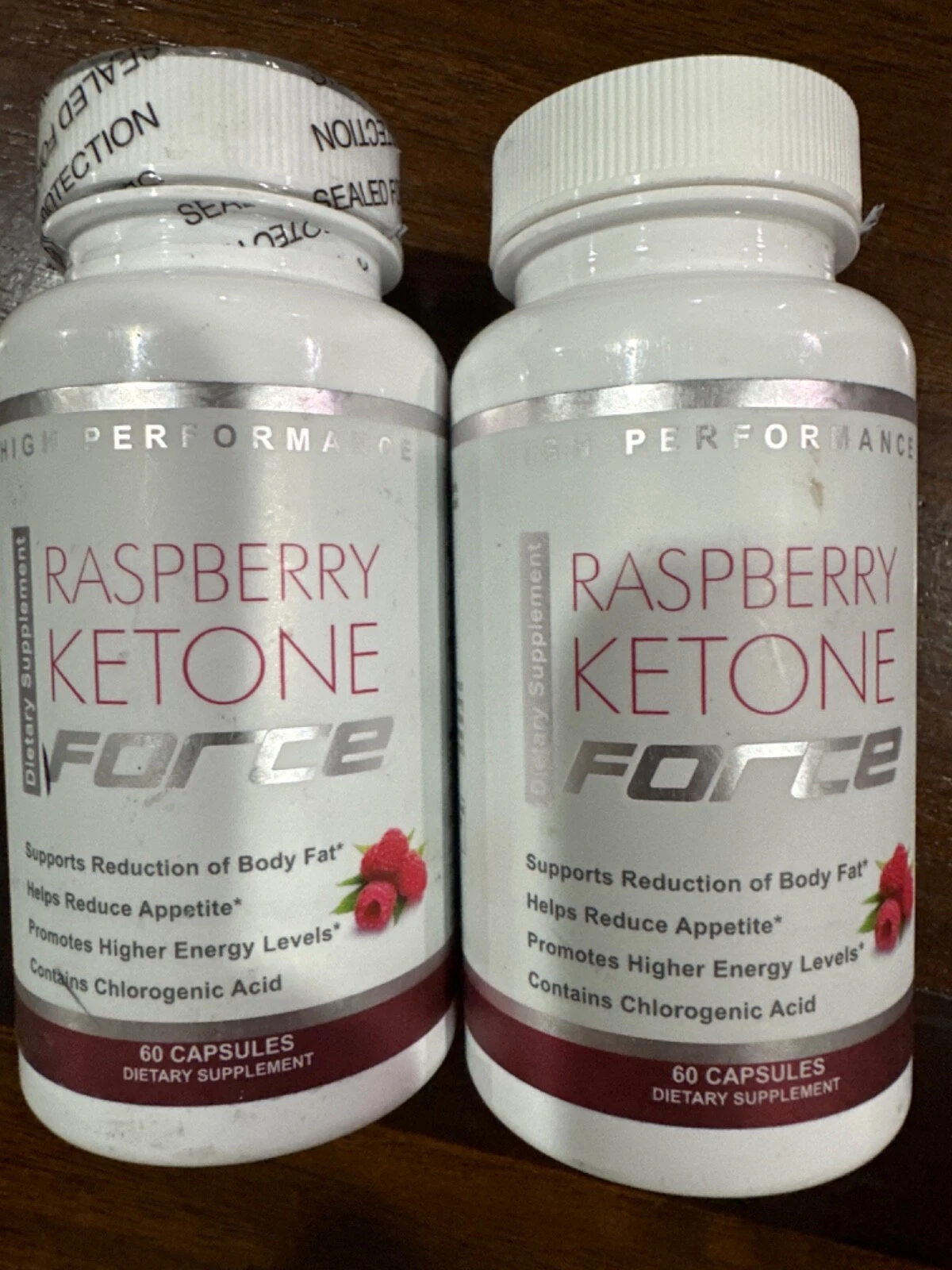 Lot 2 UNITS - Raspberry Ketone Force, Higher Energy, Weight Loss, 60 ct