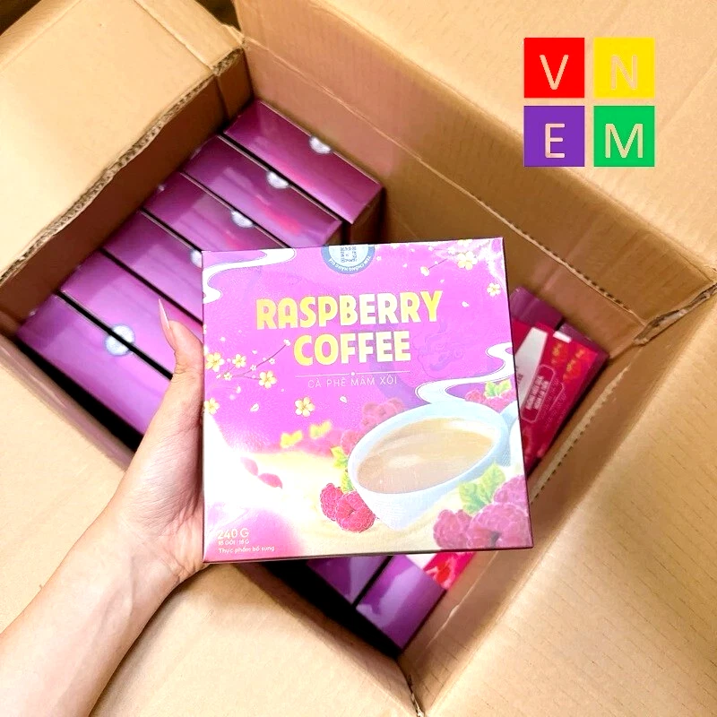 2x Raspberry Coffee - Ca Phe Mam Xoi AUTHENTIC PRODUCT with 7 Colors on The Box