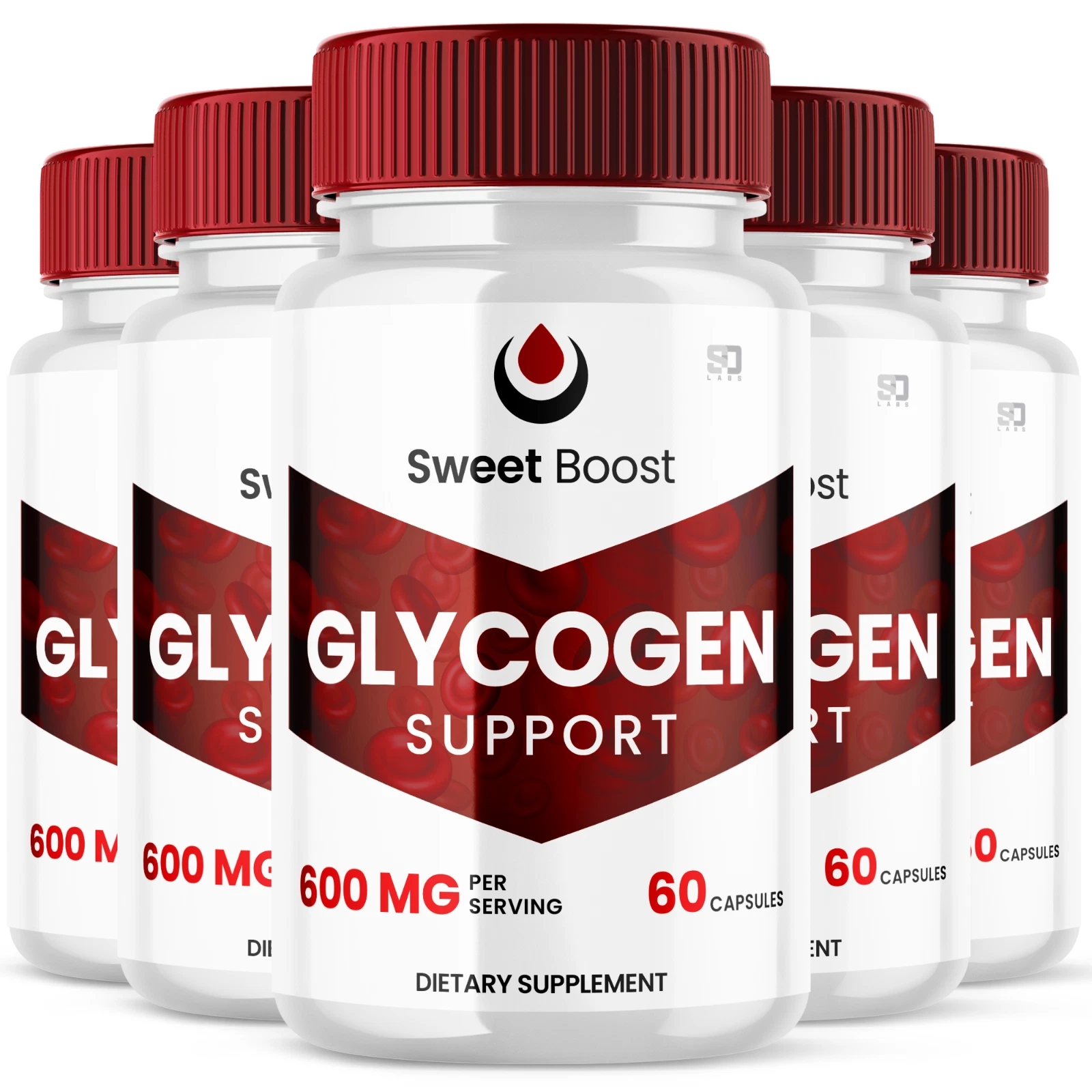 (5 Pack) Sweet Boost Pills, Blood Sugar Health Support Formula, 300 Capsules