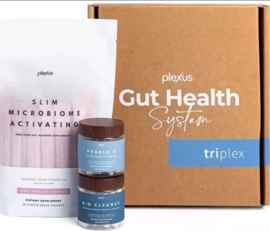 (US VER.)NEW PLEXUS TRIPLEX COMBO: SLIM MICRO ACTI RASP., PROBIO5, BIOCLEANSE