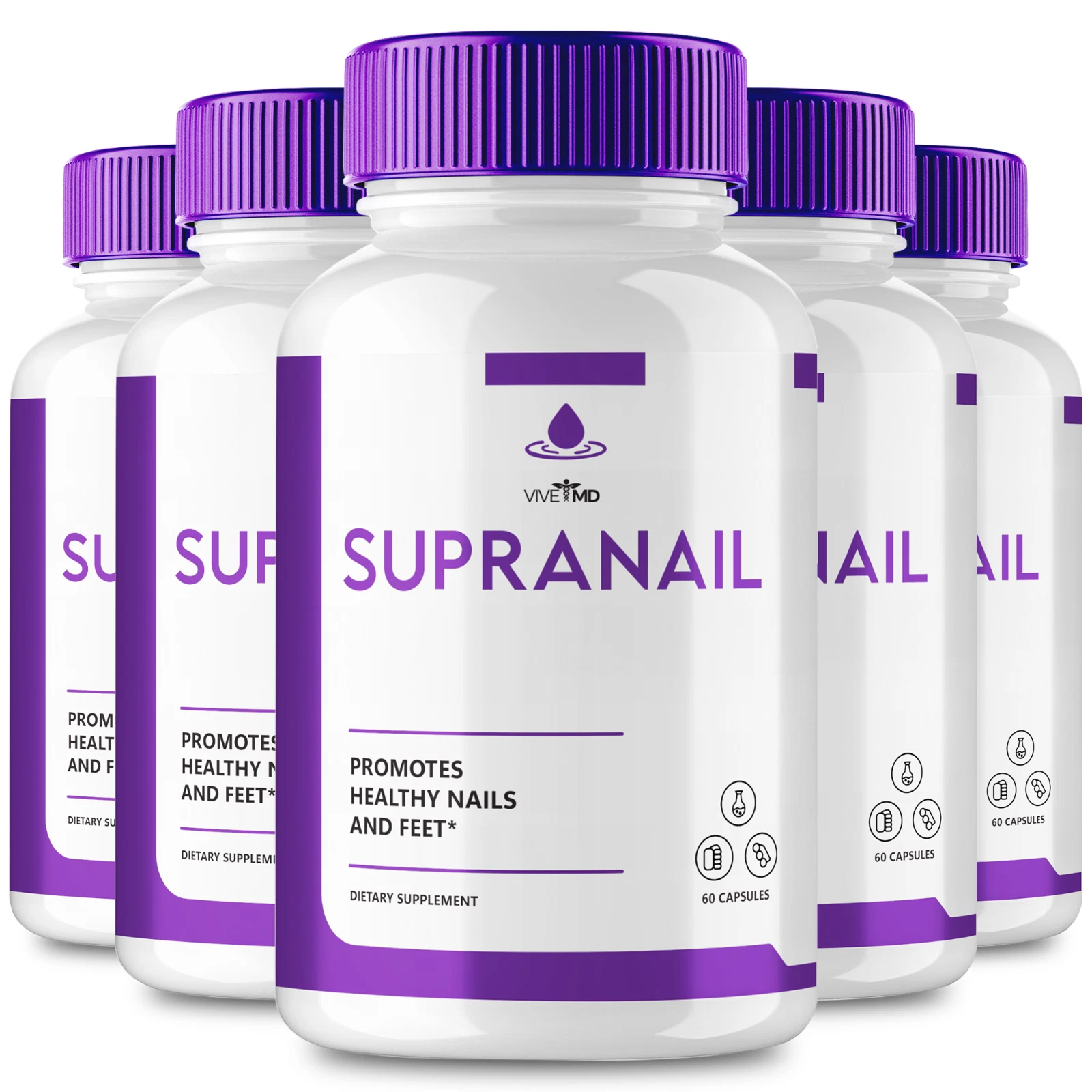 (5 Pack) Supranail Dietary Pills for Optimal Nail Health and Strength