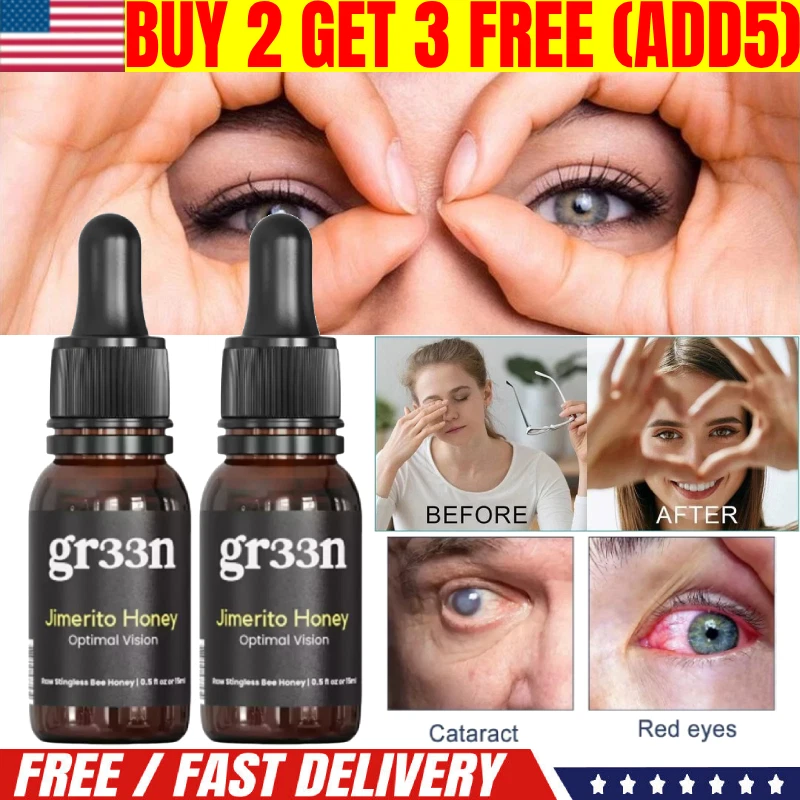 [388601143809] GR33N Jimerito Honey for Eye, GR33N Jimerito Honey Eye Drops For Eye Health New~