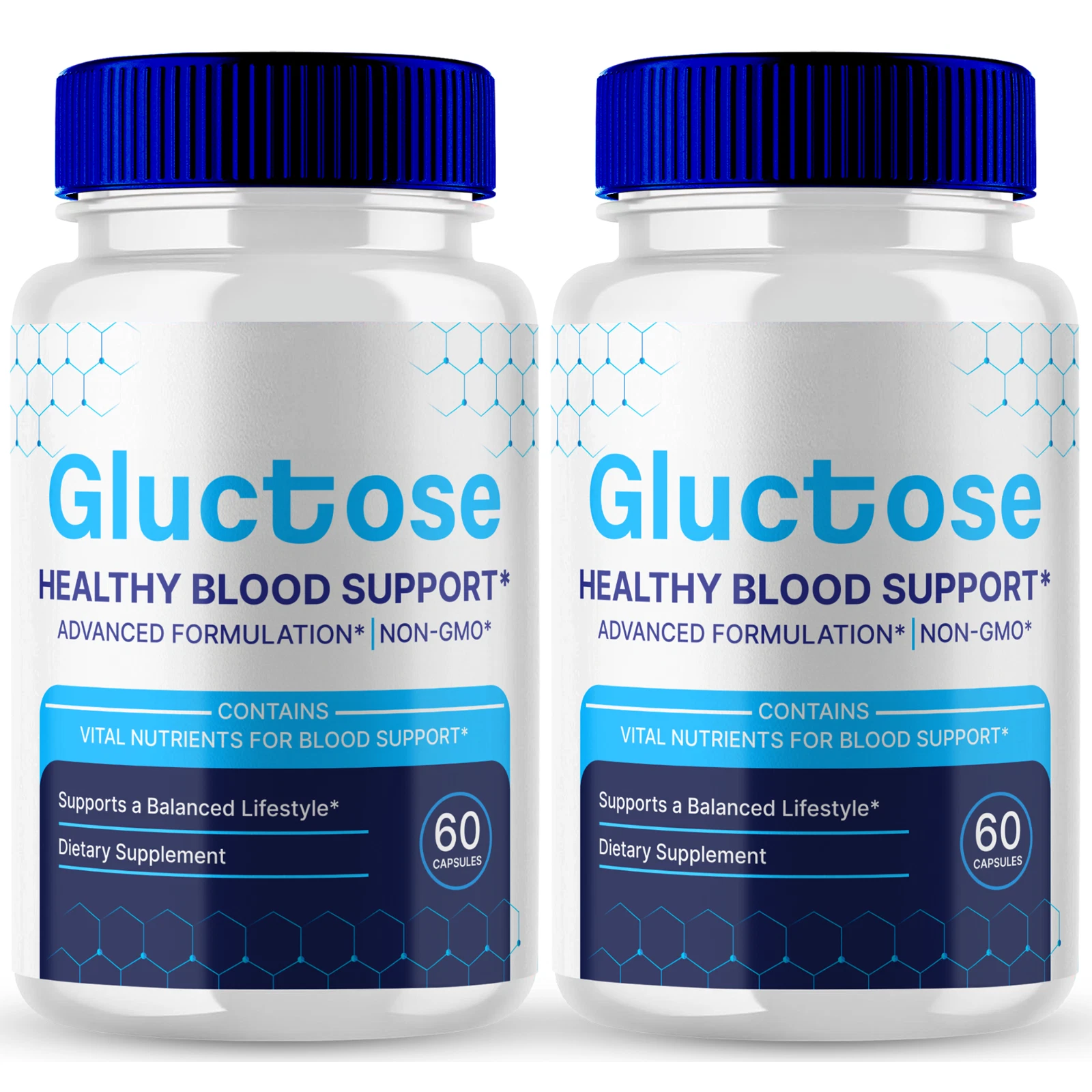 (2 Pack) Gluctose Blood Sugar Support - Natural Glucose Blood Supplement Pills