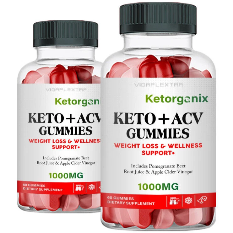 Ketorganix ACV Gummies - Ketorangix ACV 케토 체중 감량 구미 (2팩)