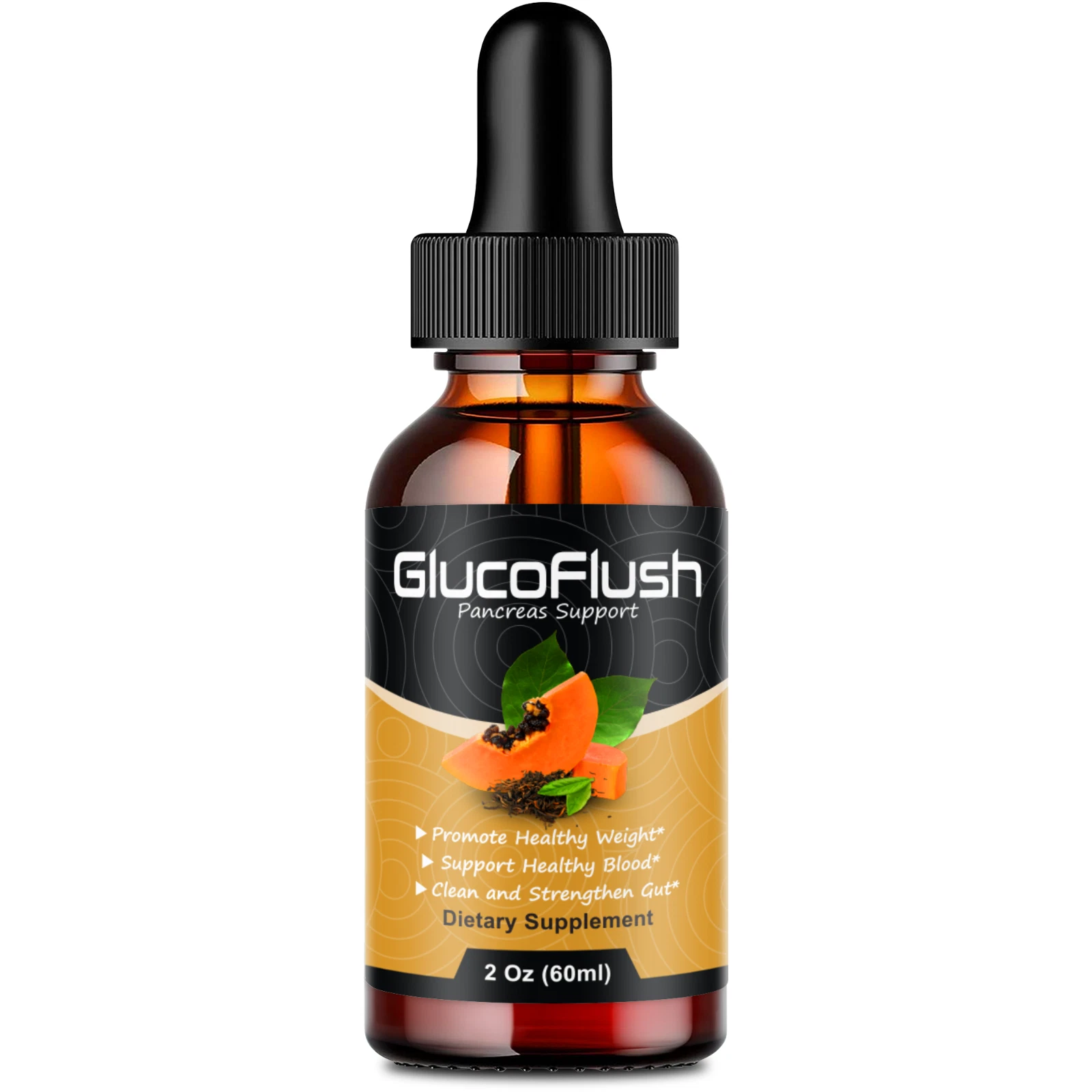 Glucoflush Liquid Drops - Healthy Blood Sugar Support Advanced Formula