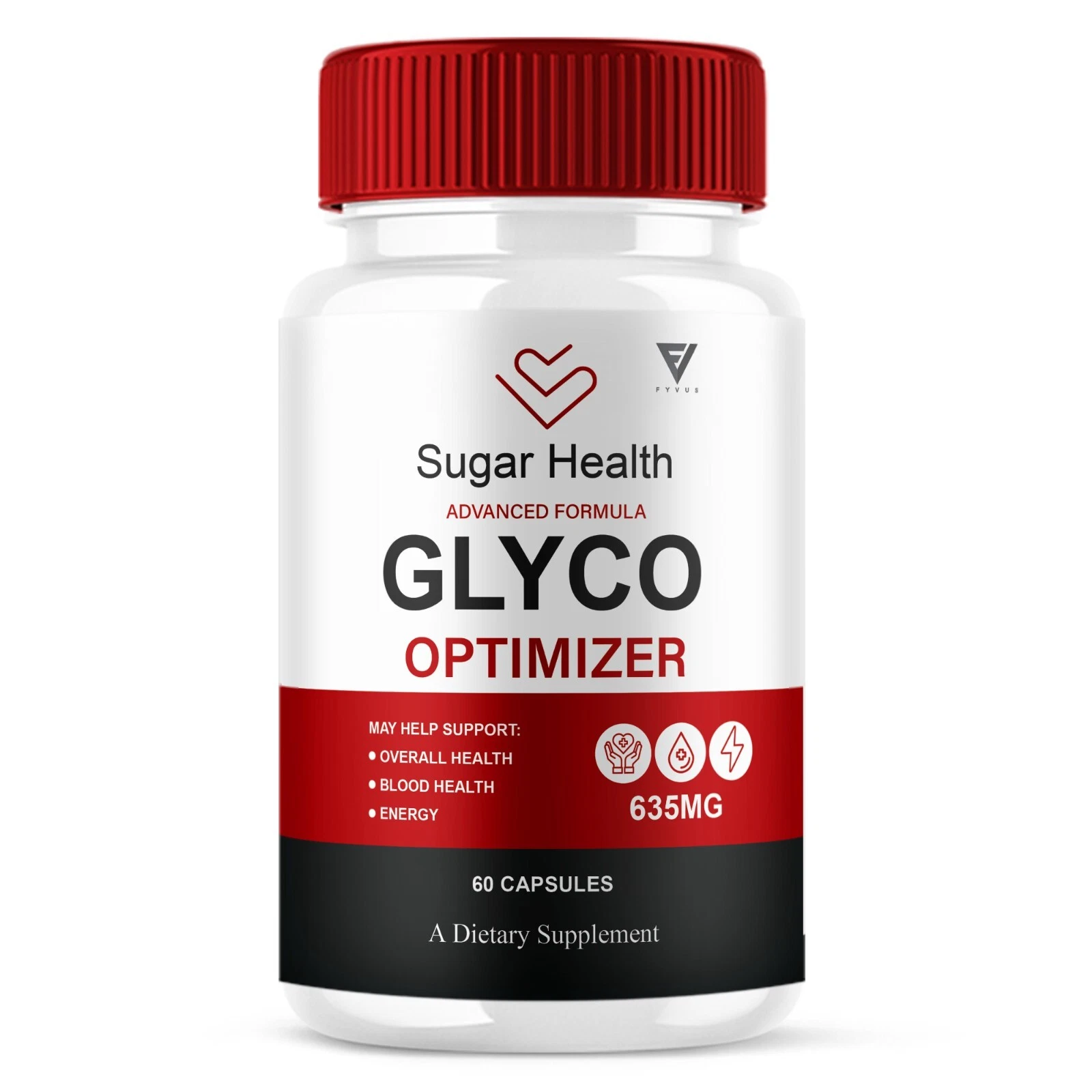 Sugar Health Glyco Optimizer Supplement, SugarHealth Max (60 Capsules)