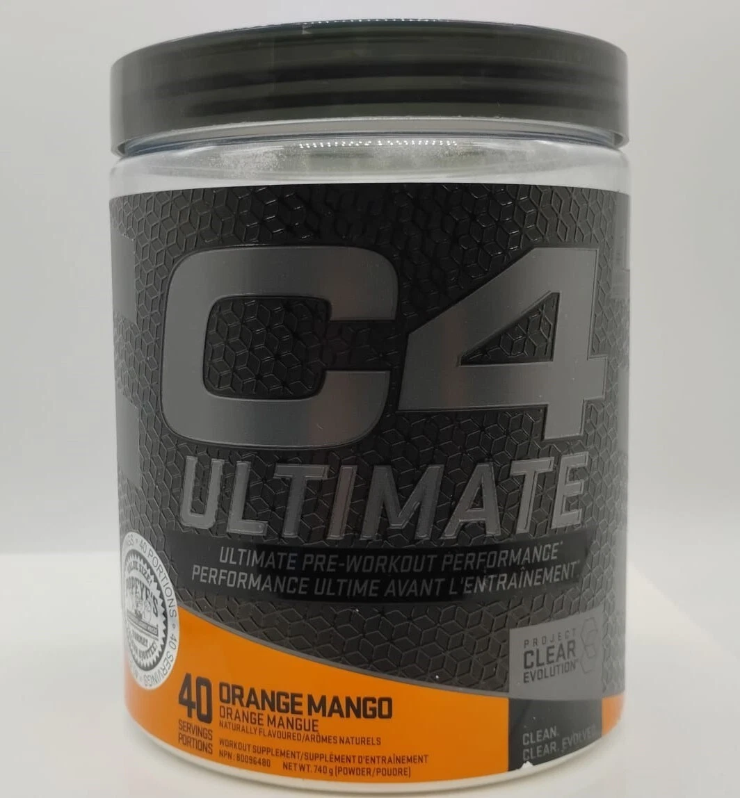 Cellucor C4 Ultimate - Pre Workout Powder - 40 Servings - Orange Mango