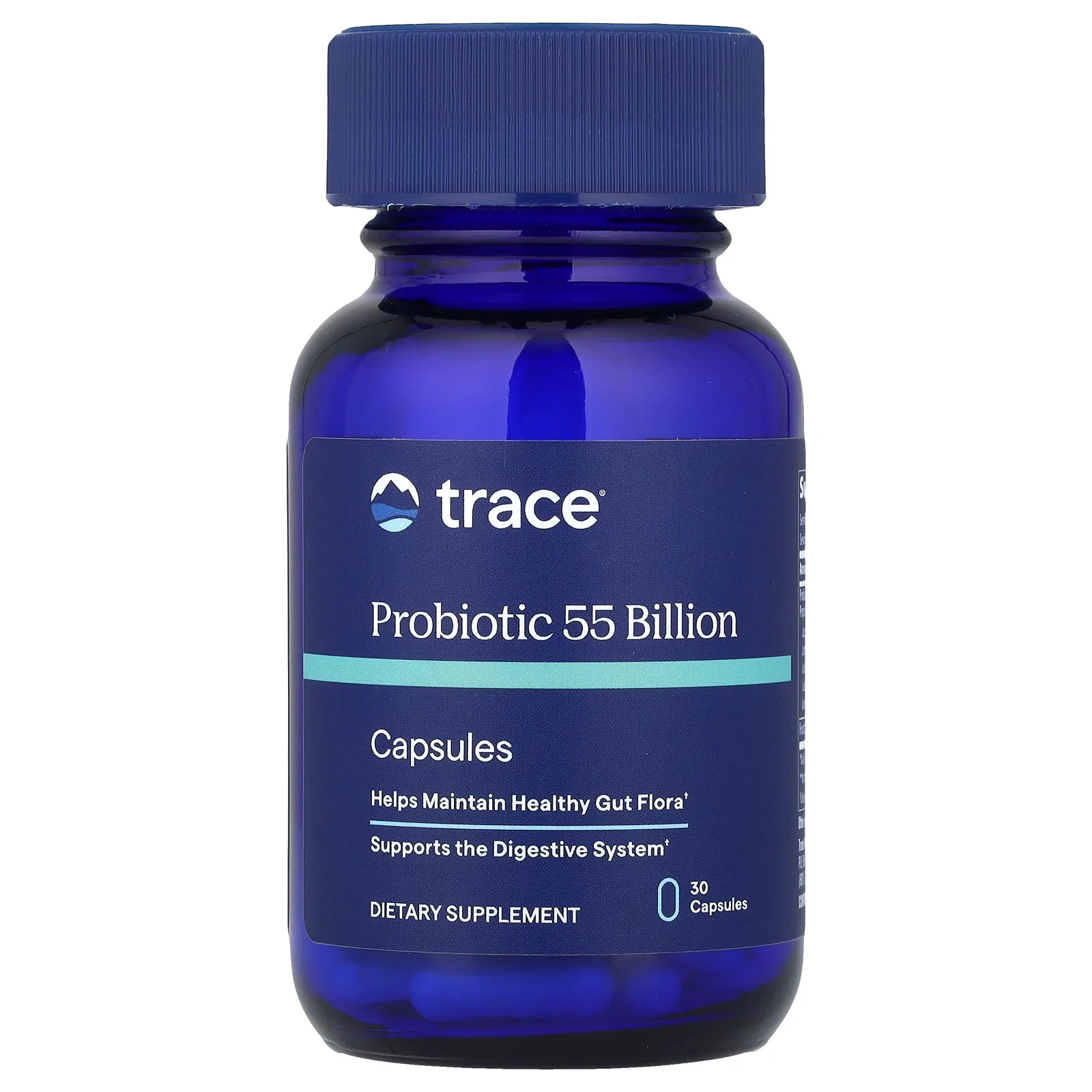 Trace Minerals Research Probiotic 55 Billion 30 Capsules Gluten-Free, GMP