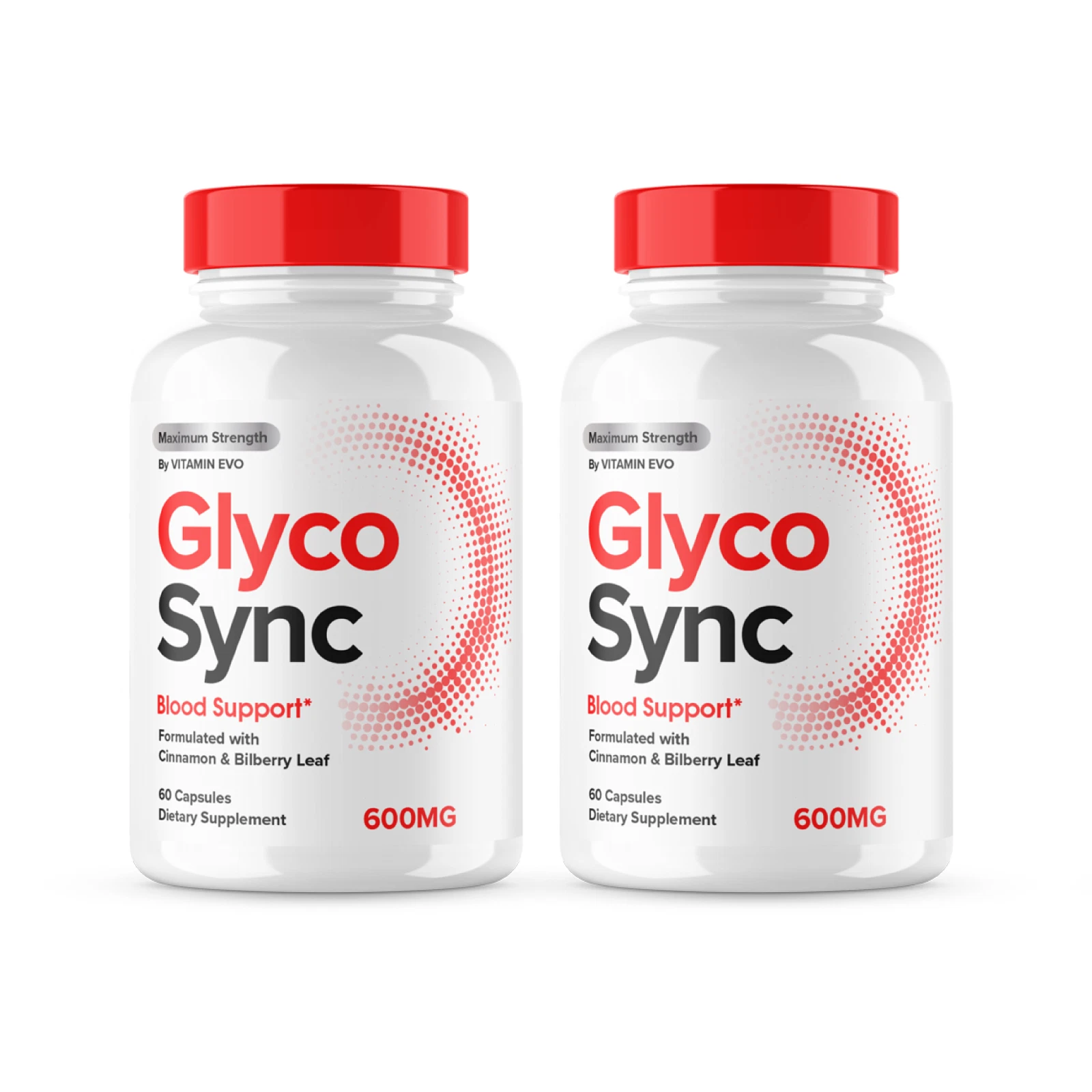(2 Pack) Glyco Sync Blood Support Pills - Glycosync Supplement 120 Capsules