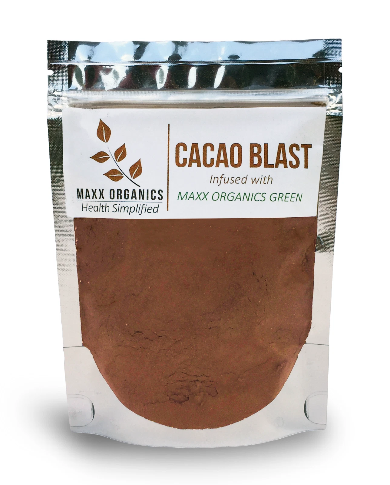 MAXX Organics CACAO BLAST POWDER w/ Green Superfood 30 Day Comp. Organifi Bliss