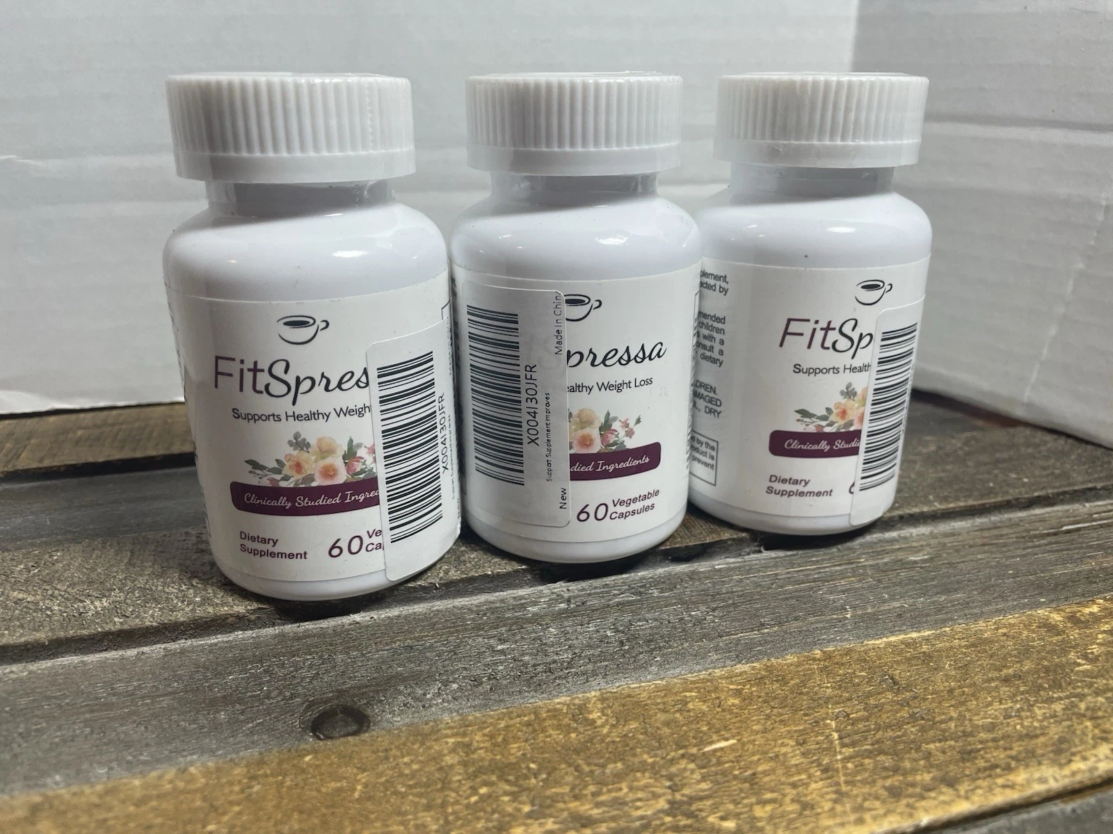 [177257287891] (3) FitSpressa Supports Healthy Weight Loss Dietary Supplement 60 Capsules