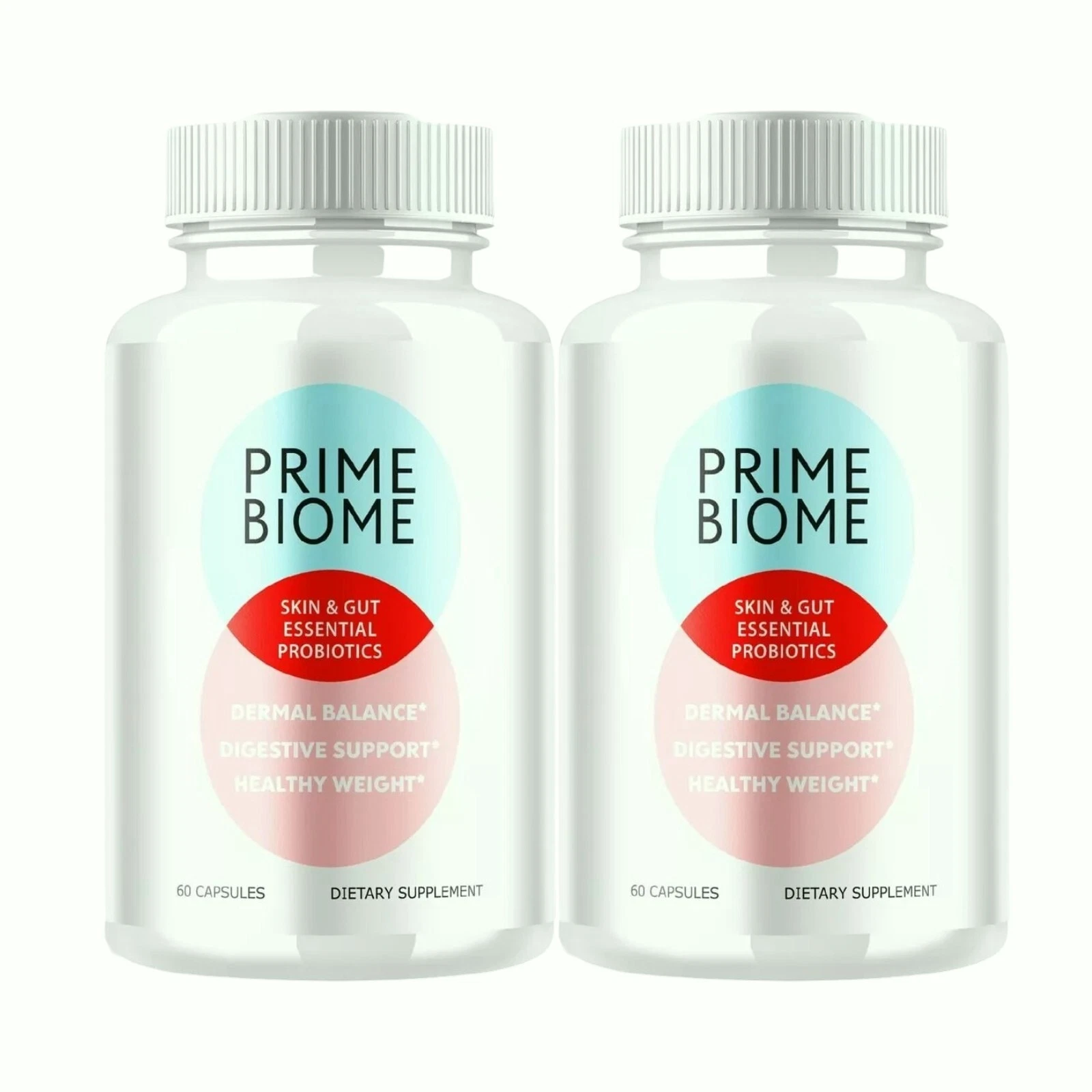 [156745059077] 2-Pack Prime Biome Capsules - PrimeBiome Gut & Skin Health Support -120 Capsules