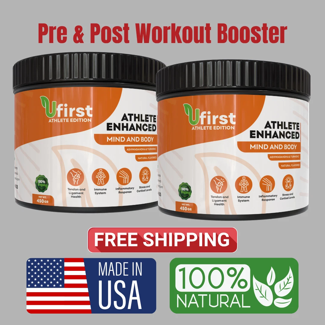2X NEW 450g Natural Energy & Recovery Booster – Pre/Post Workout, Free Shipping