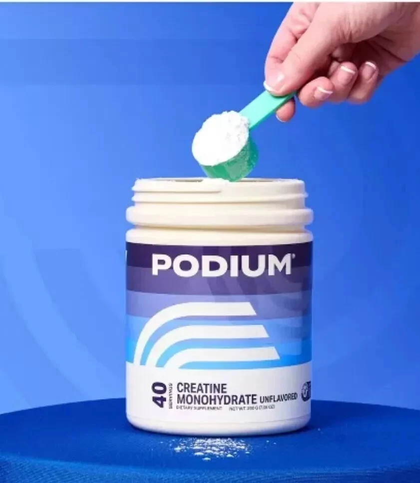 Podium Nutrition Creatine Monohydrate Dietary Supplement Unflavored 7.05oz 01/26