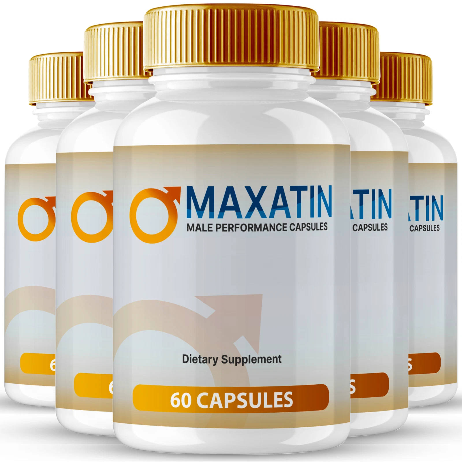 (5 pack) Maxatin Capsules for Men - Maxatin Max Strength Male Supplement Pills