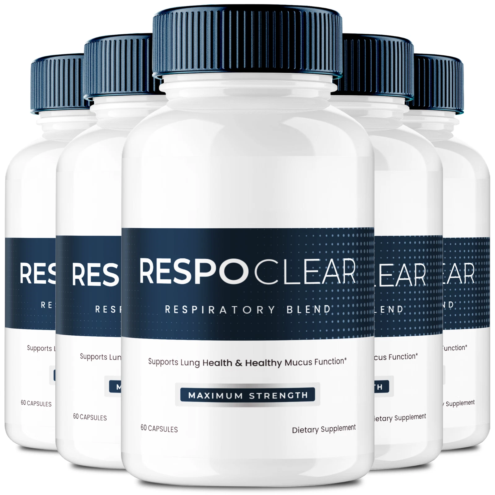 (5 Pack) Respoclear Blood Capsules for Healthy Circulation & Stable Levels Pills