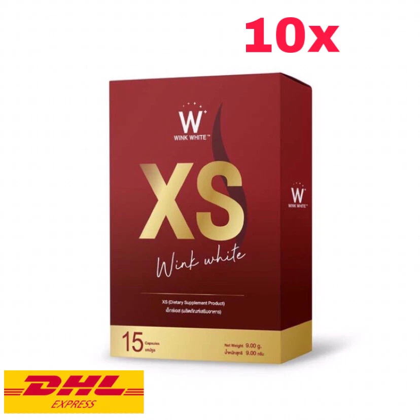 10x Original Guiño Blanco XS Adelgazante Control de Peso Bloque Quema Natural Dietético