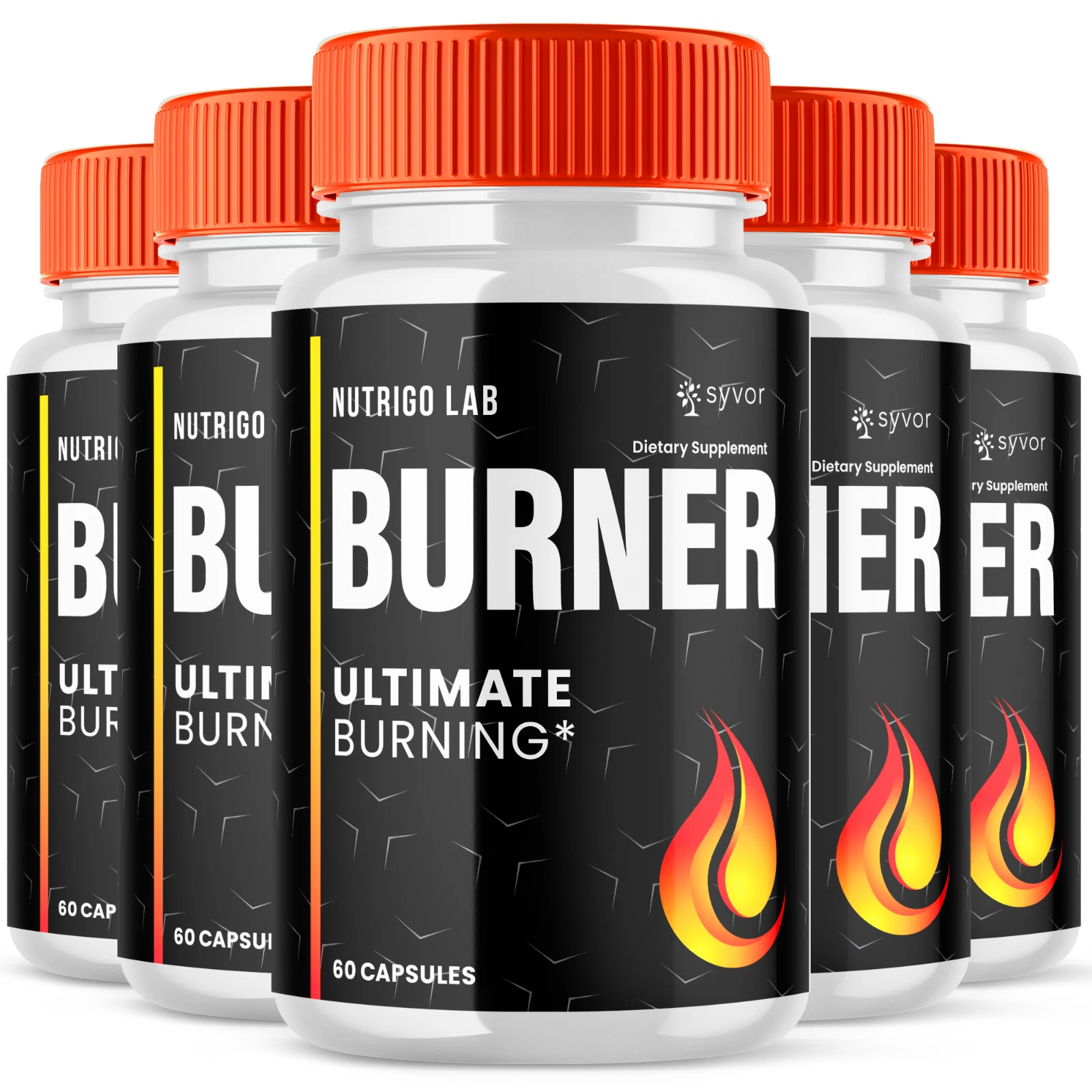 Nutrigo Lab Burner Advanced Supplement Pill Premium Fitness Support 300 Capsules