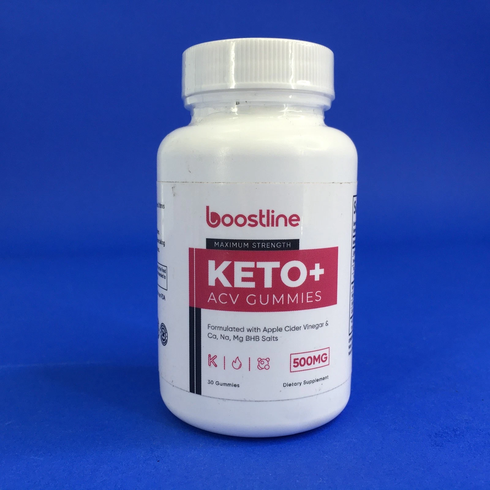 Boostline Keto + ACV Weight Loss Support 500MG 30 Gummies